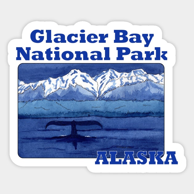 Glacier Bay National Park, Alaska Sticker by MMcBuck